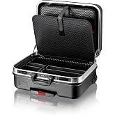 KNIPEX Tool Case "Big Basic Move", Empty, on Wheels, Telescopic Handle, 54 Inserting Options, 33 L Volume, Tool Trolley, Rolling Toolbox, 00 21 06 LE