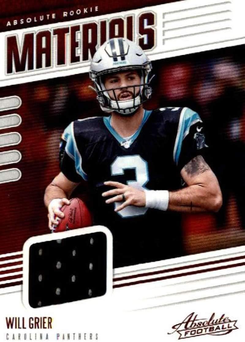 will grier panthers jersey