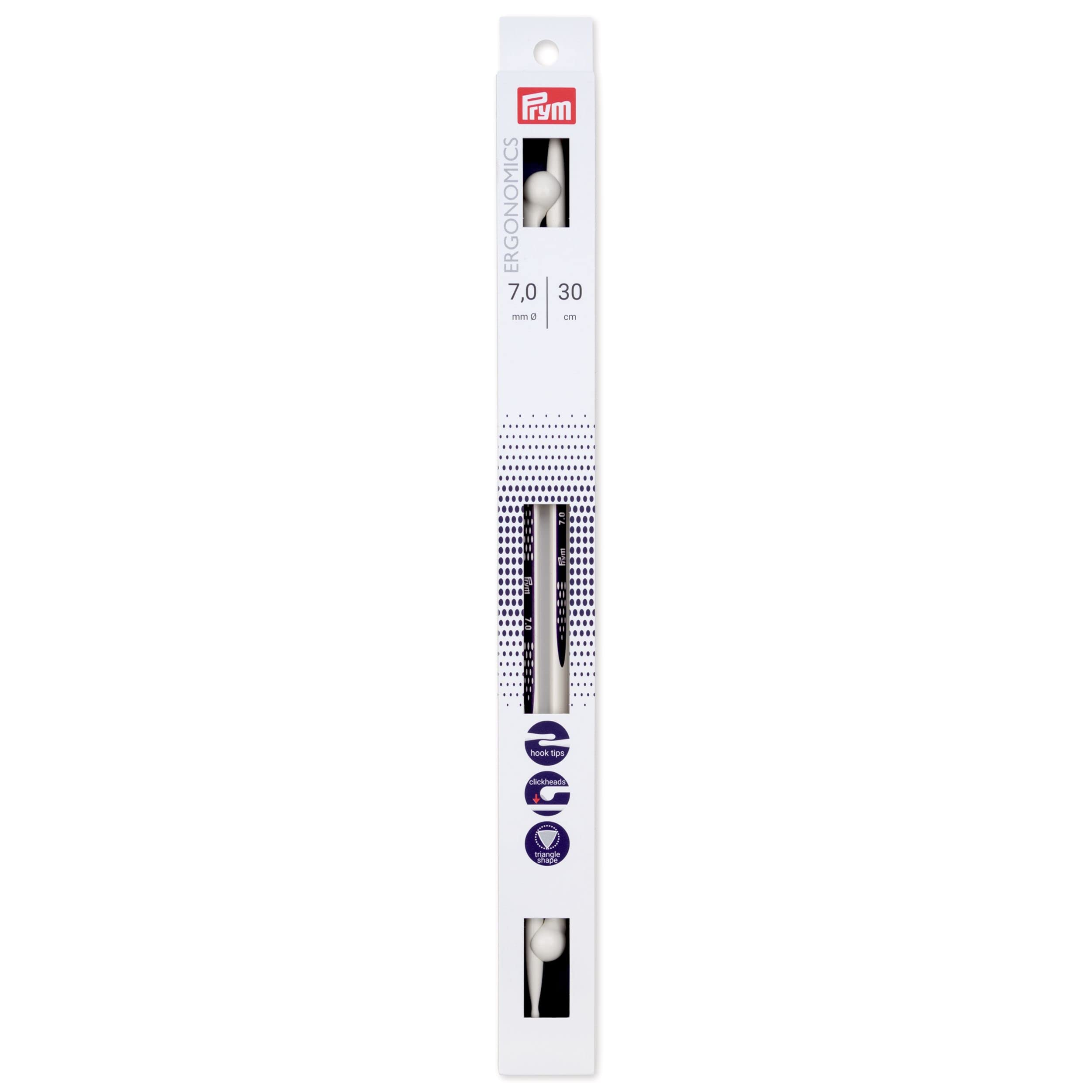 190 310 Prym Single-Point Ergonomic Knitting Needle 7mm/30cm