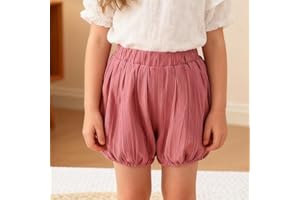 Baby Girl Summer Shorts Toddler Girl Elastic Waist Cute Bubble Shorts 1-5T