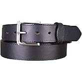 Yoder Leather Company Amish Made Oil Tanned Belt with Scalloped Tabs