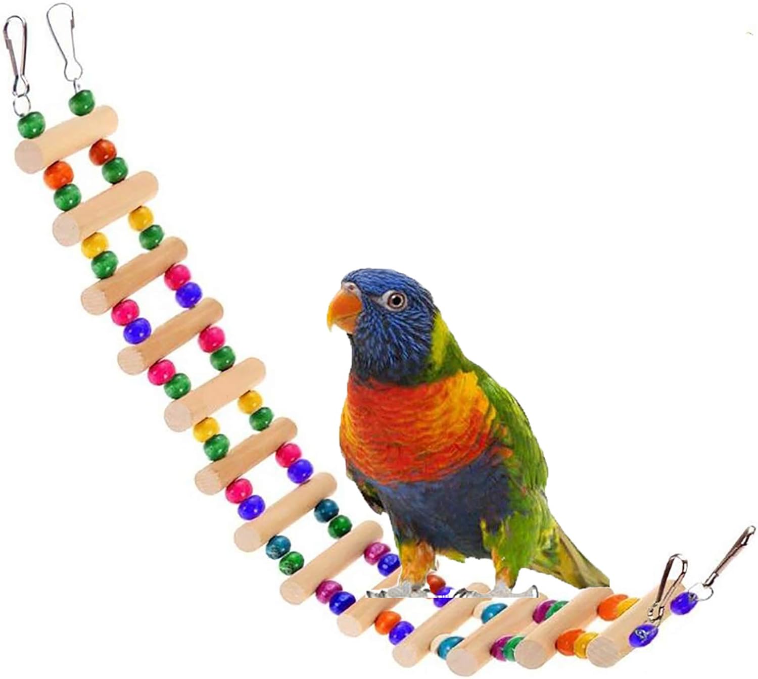 Small Bird Climbing Ladder Bird Toys Parrot Ladders for Medium Birds