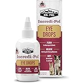 Dr. Pol Incredi-Pol Eye Drops for Dogs, Cats, and All Animals - Dog Eye Drops to Flush and Clean Away Eye Irritants - Gentle Care and Soothing Relief for Eye Discomfort - 3 Fluid Ounces