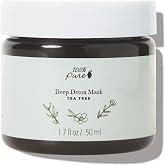 100% PURE Tea Tree Deep Detox Face Mask, 1.7 oz | Detoxifying; Vegan