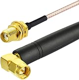Eightwood 868MHz SMA Antenna Omni 2dBi Gain RG178 Pigtail Cable CB Ham Radio view 3