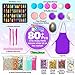 Unicorn Slime Kit for Girls DIY crystal fluffy floam glitter slime bonus Slime Apron accessories