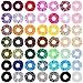 SUBANG 12 Pieces Colors Fashion Hair Bands Deft Bun Maker Cloth Maker Summer Headband Hair Twist Tool Hair Accessories for Women Girls