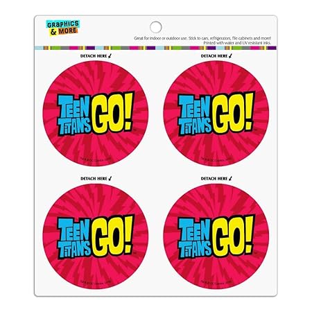 Teen Titans Go! Logo refrigerador nevera taquilla de vinilo con ...