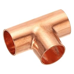 PATIKIL 7/8 Inch ID Tee Copper Fitting, 1 Pack 3