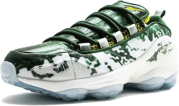 Reebok Dmx Run 10 X The Predator Mens In White Green Scarlet Yellow 13 Amazon Co Uk Shoes Bags