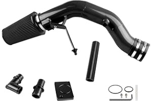 DOCAS Cold Air Intake Kit for 2003-2007 Ford 6.0L F-250 F-350 Powerstroke Diesel 6.0L (Black)