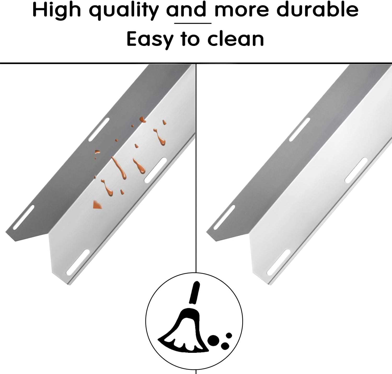 Hisencn Repair kit Replacement for Jenn Air 720-0337, 7200337, 720 0337 Gas Grill Model, 4pack Stainless Steel Burners Pipe Tube, Heat Plates Sheild Tent, Set of 3 Grill Cooking Grid Grates : Garden & Outdoor