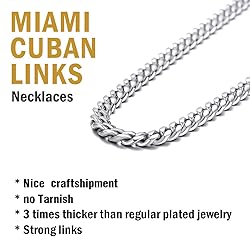 Stainless Steel Necklace for Men 26 inch 6MM Mens
