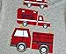 Truck Boys Pajamas Toddler Sleepwear Clothes T Shirt Pants Set for Kids size 3 Red
