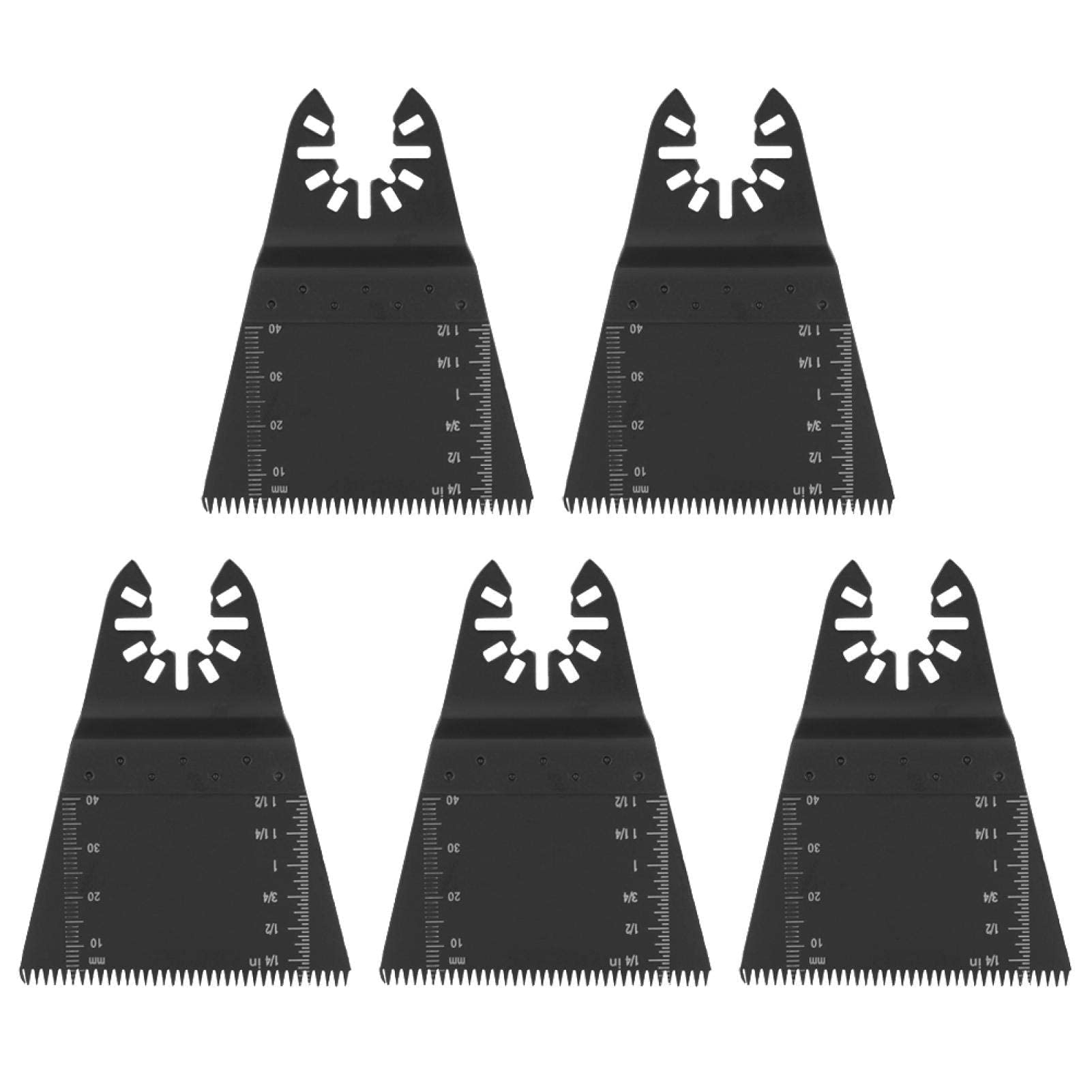 5pcs 65mm High Carbon Steel Oscillating Multi Tool Blade for Wood Plastic, Japanese Teeth Saw Oscillating Multi Tool Blade