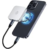 fanxiang 1TB Magnetic Portable SSD, External SSD with Type-C USB 3.2 Gen 1 & Magnetic Ring, Compact Storage for iPhone 16/15, Laptops, PCs, Tablets