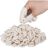 tifanso 210PCS Medium Disposable Finger Cots for Fingertip Protection | Stretchy Comfort Fit for Fingers &amp; Thumbs, Hygienic Single-Use, For Craft Nail Care &amp; Cleaning, Shields Fingertips from Dirt