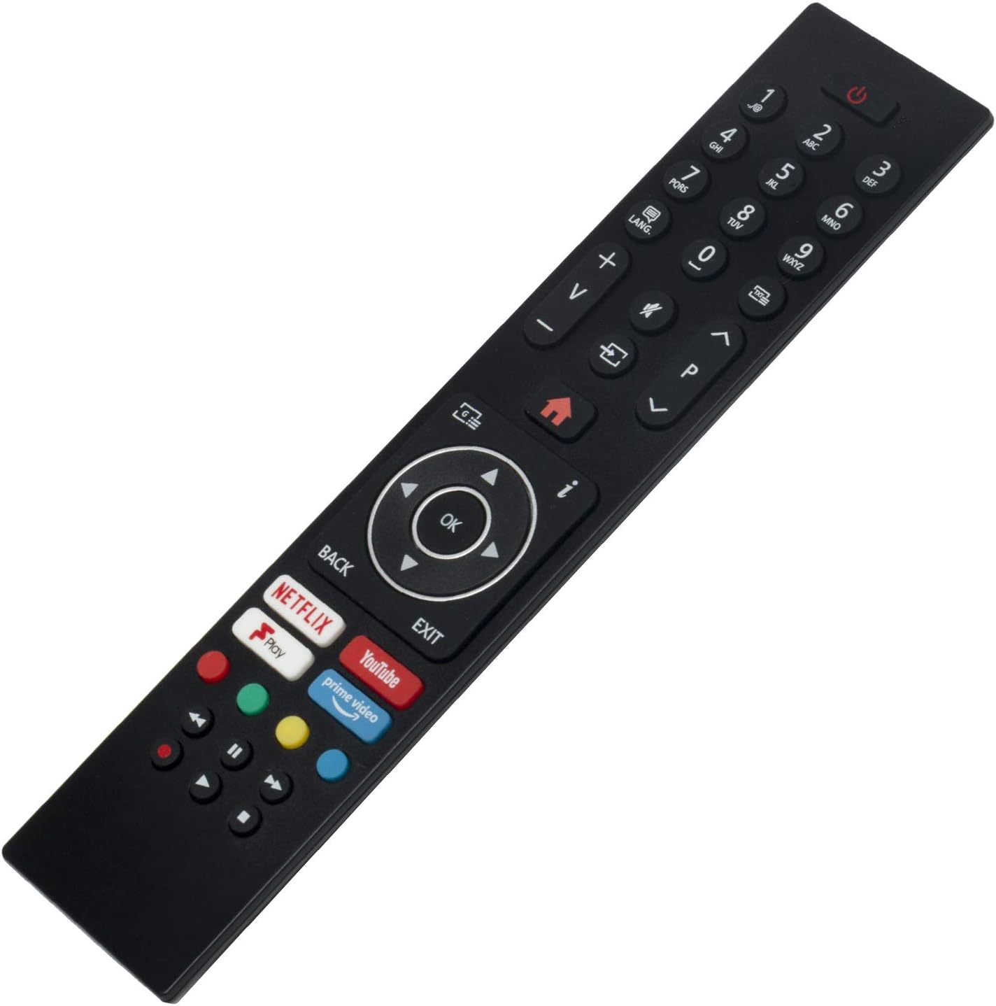 VINABTY RC43137P Remote Control Commander fit for Logik L32SHE19 32" Smart HD Ready LED TV RC-43137 RC43137P LUX0140006/01 LUX0143006/01 - Image 3
