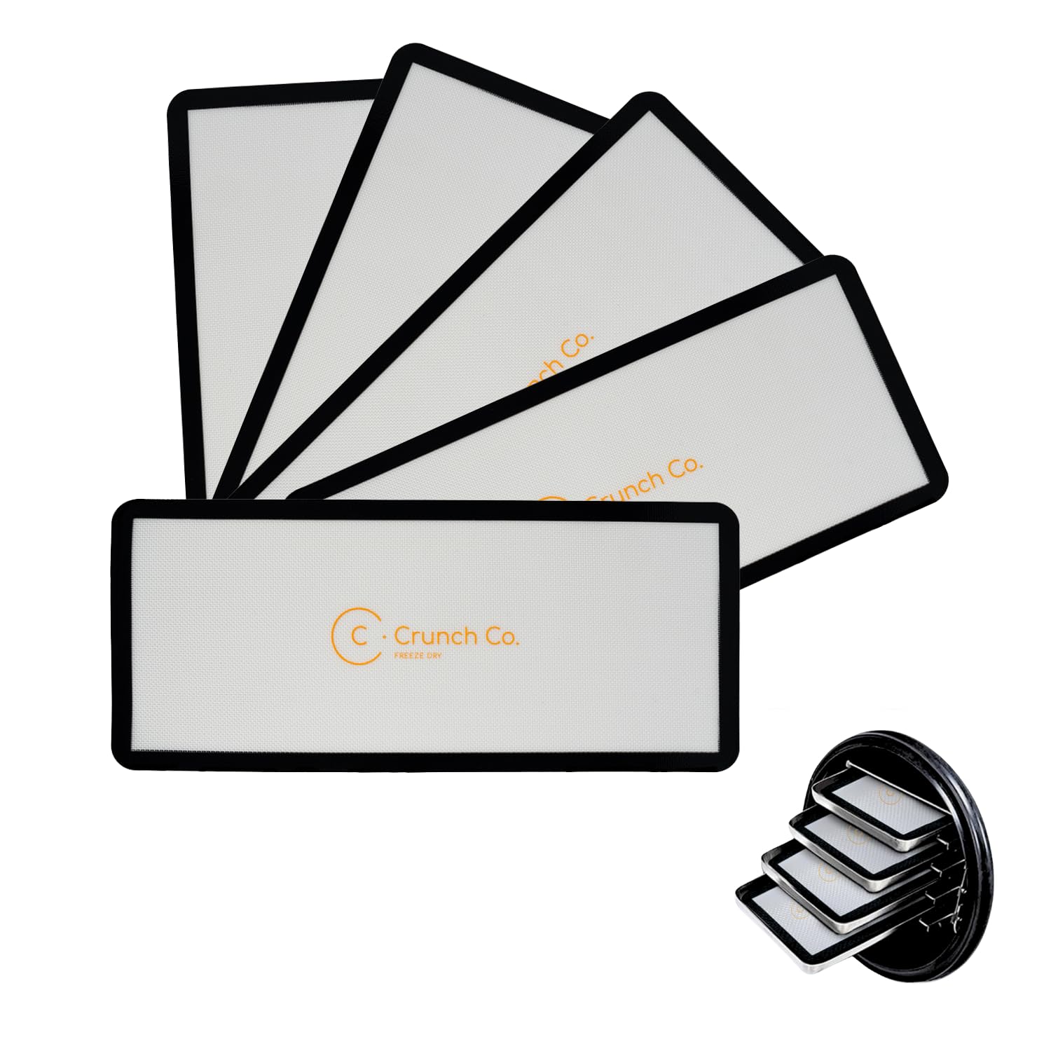 Crunch Co. Silicone Mats For Harvest Right Freeze Dryer (M Medium) 5