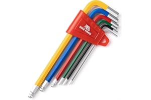 Bicycle Hex Key Set MTB Road Bike Repair Tool Kit Service Wrench Colorful 6 PCS Color Flat Ball Opening 2/2.5/3/4/5/6mm