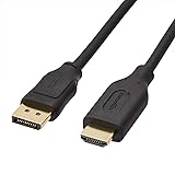 AmazonBasics DisplayPort to HDMI Display Cable - 3 Feet