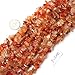 6-8mm Red Carnelian Gravel Gemstone Chips Beads Freeform Orange Red 34