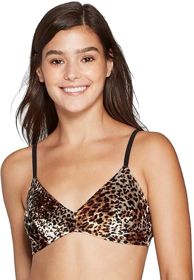 velvet triangle bralette