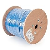 ICC Cat6A CMR Riser 1000ft - FTP 23AWG, 100% Solid