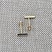 14k Yellow Gold 8mm Cubic Zirconia Bar Earrings