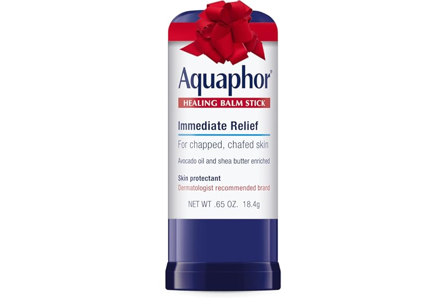 Aquaphor Healing Balm Stick, Skin Protectant with Avocado Oil and Shea Butter, Holiday Gifts for Self Care, 0.65 Oz Stick