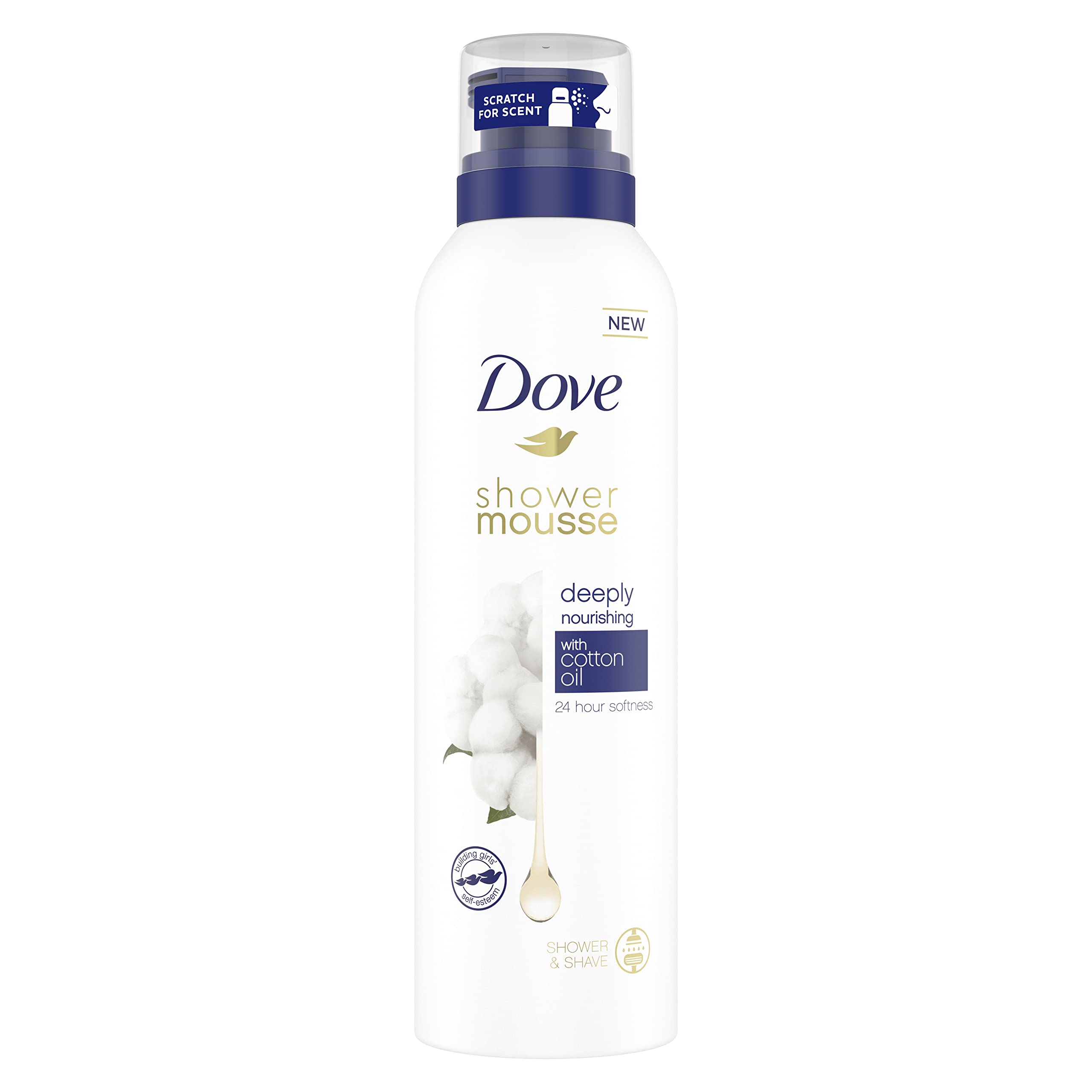 Dove Nourishing Shower Mousse 200 ml (Pack of 1)