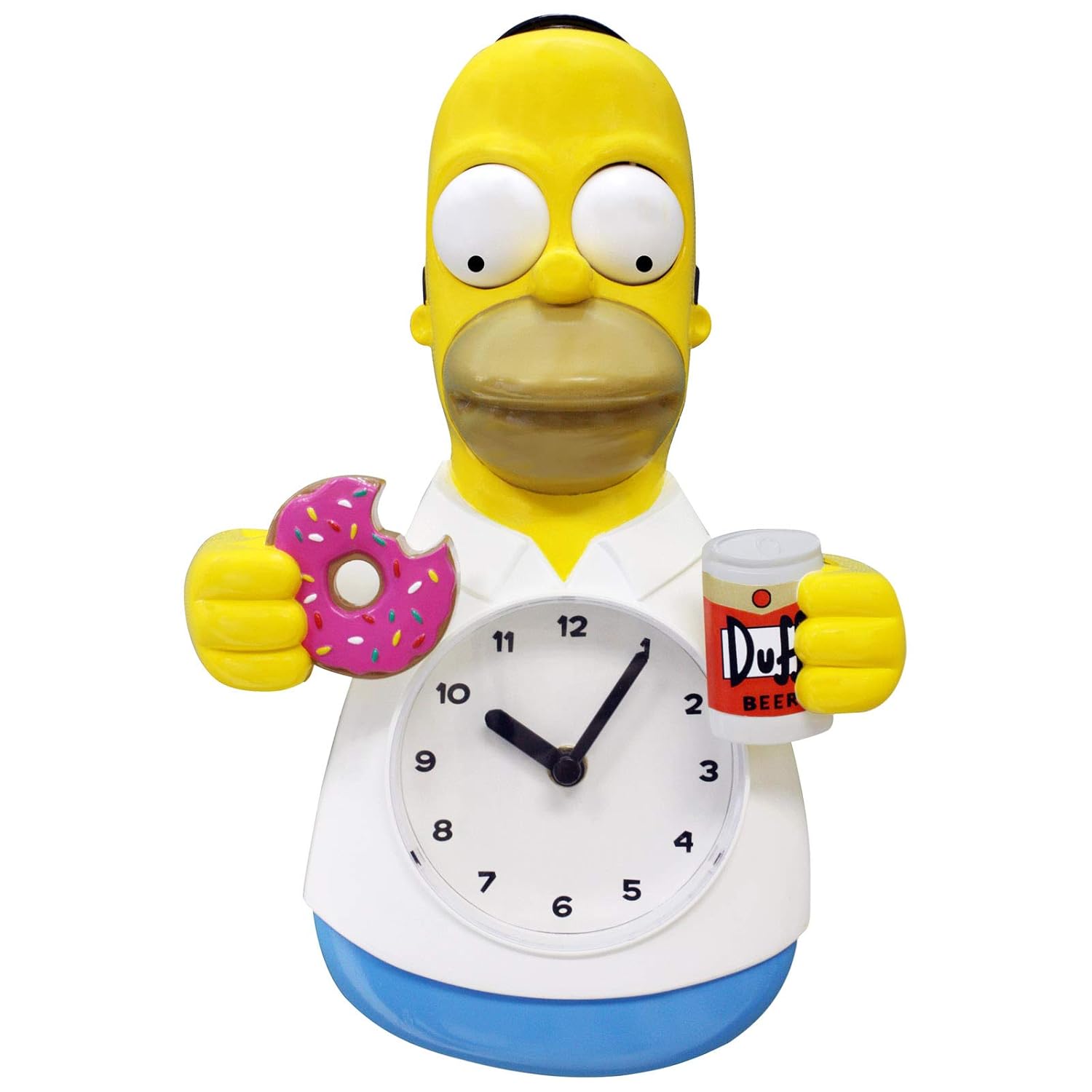 Homer Simpson 3D Motion Clock Amazon.co.uk Kitchen & Home