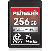 Pergear 256GB CFexpress 4.0 Type A Memory Card VPG200, Up to 1780MB/s Read Speed & 1600MB/s Write Speed for 4K 120P, 8K 30P Video Recording(Master Series), Compatible for Sony Alpha & FX Cameras