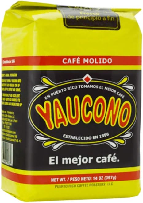 Cafe Yaucono Ground Coffee 14oz: Amazon 