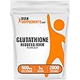 BulkSupplements.com Glutathione Reduced Powder - Glutathione Supplement, Reduced Glutathione Powder - Glutathione 500mg, Gluten Free, 500mg per Serving, 1kg (2.2 lbs) (Pack of 1)