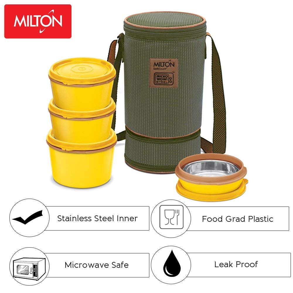 milton flexi insulated tiffin 4 containers