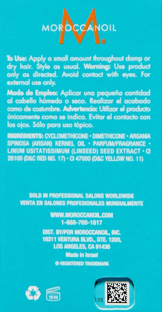 Moroccanoil Treatment Light, Travel Size: Premium Beauty