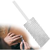 YUYTE Platinized Anode, Used for Electro Plating, Rhodium Jewelry Plating Plater Tool Mesh with Handle, Does Not Dissolve or Discolour Easily and Has Good Electrical Conductivity