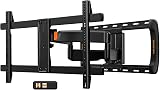 Perlegear Full Motion Sliding TV Wall Mount for 42-95 inch TVs up to 150 lbs with Cable Management, Fits 12″/16″/24″ Wood Studs, Swivel TV Mount Bracket, Tool-Free Tilt, Max VESA 600x400mm PGTVM41B