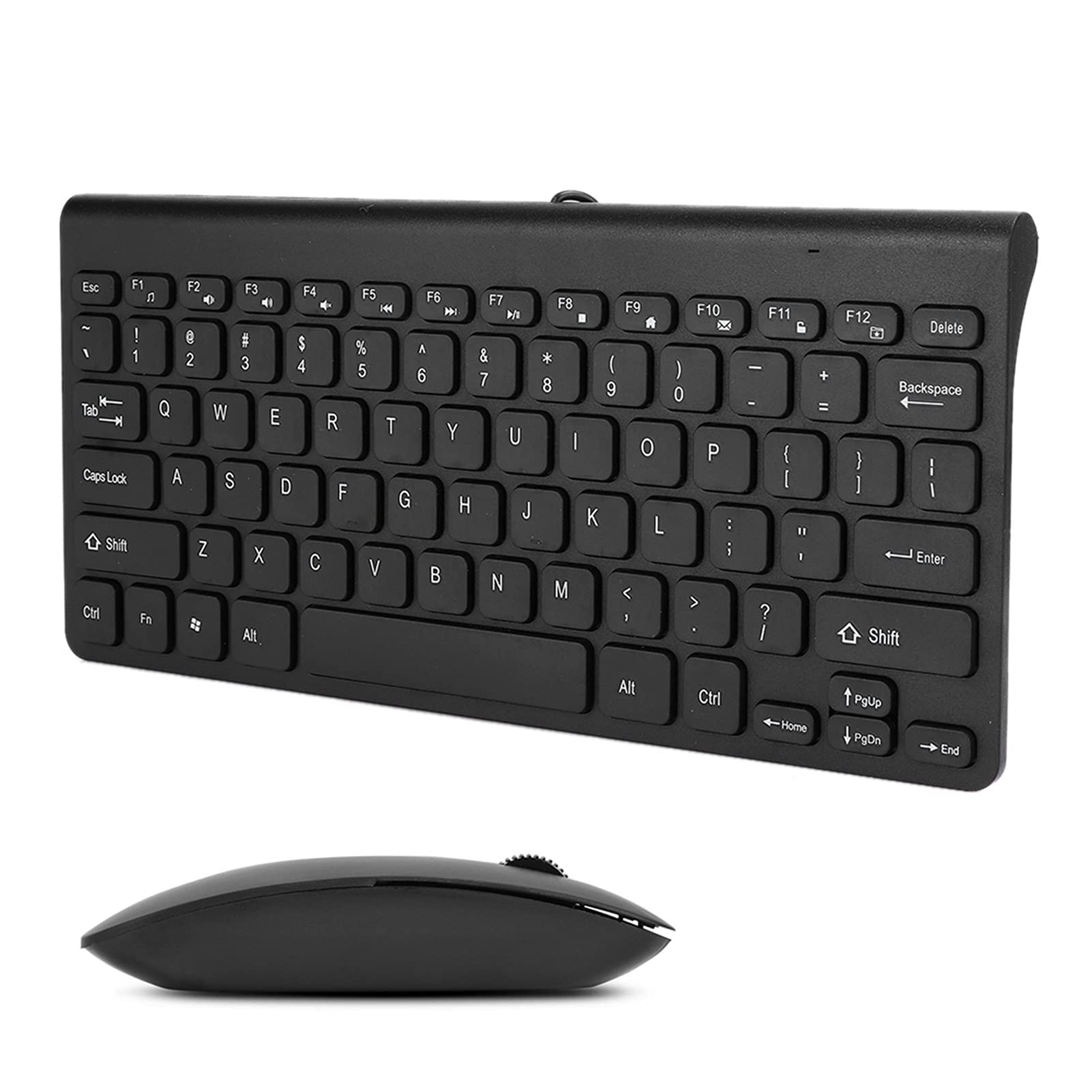 Wired Keyboard and Mouse Combo,Wired Keyboard with Ergonomic Wrist Rest for Game and Work ,Full Size USB Wire Corded Keyboard Mouse Combo Set with Number Pad for Computer, Laptop, PC, Notebook(back)