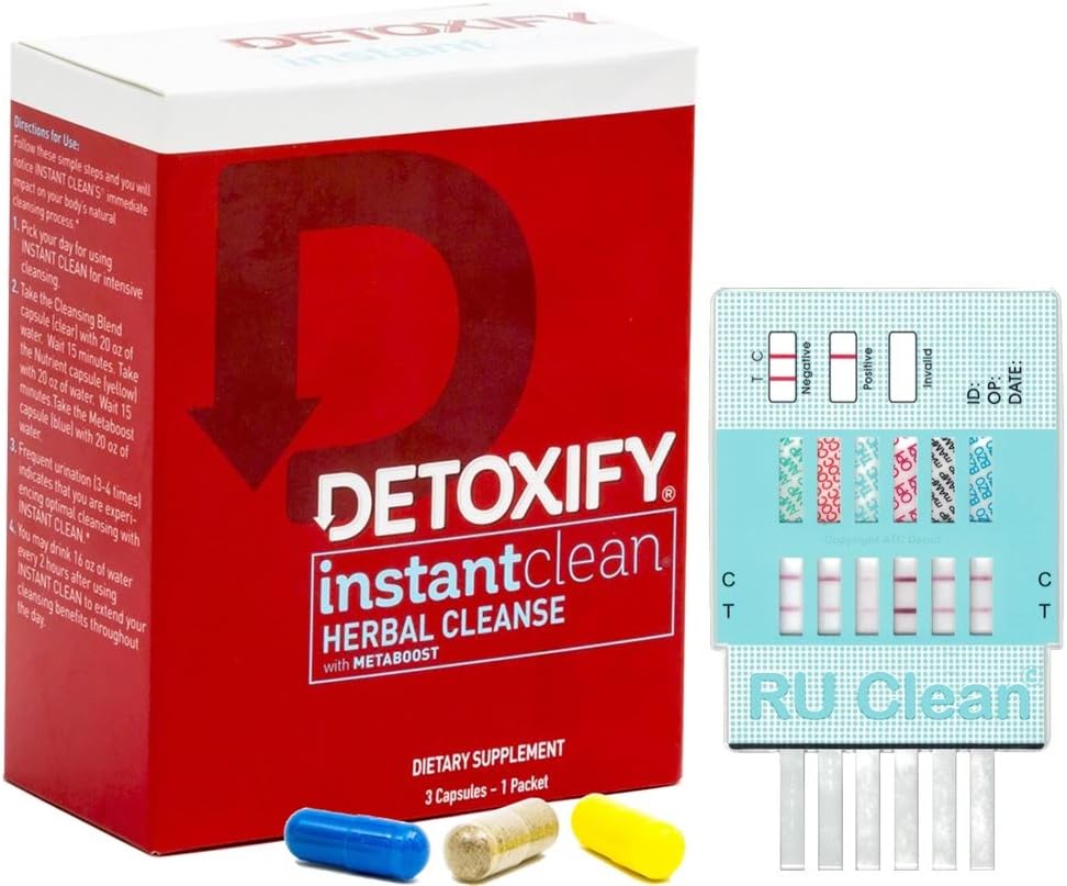 Instant Clean + 12 Drug Test + 3 Pack Health & Personal Care
