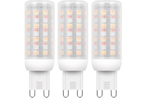 I-SHUNFA Wi-Fi RGBCW Smart G9 LED Bulbs,Compatible with Alexa/Google Home,Multicolour Dimmable,2700K-6500K,4W,400LM AC 120V,B