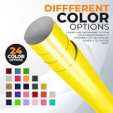 vgoltd Lemon Yellow Gloss Vinyl Wrap 90x500 cm Self-Adhesive Furniture Sticker view 5