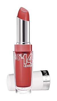 Maybelline New York Make-Up Lippenstift Superstay 14h Megawatt Lipstick Burst Of Coral / Zartes Rot mit 14 Stunden Halt, 1 x 