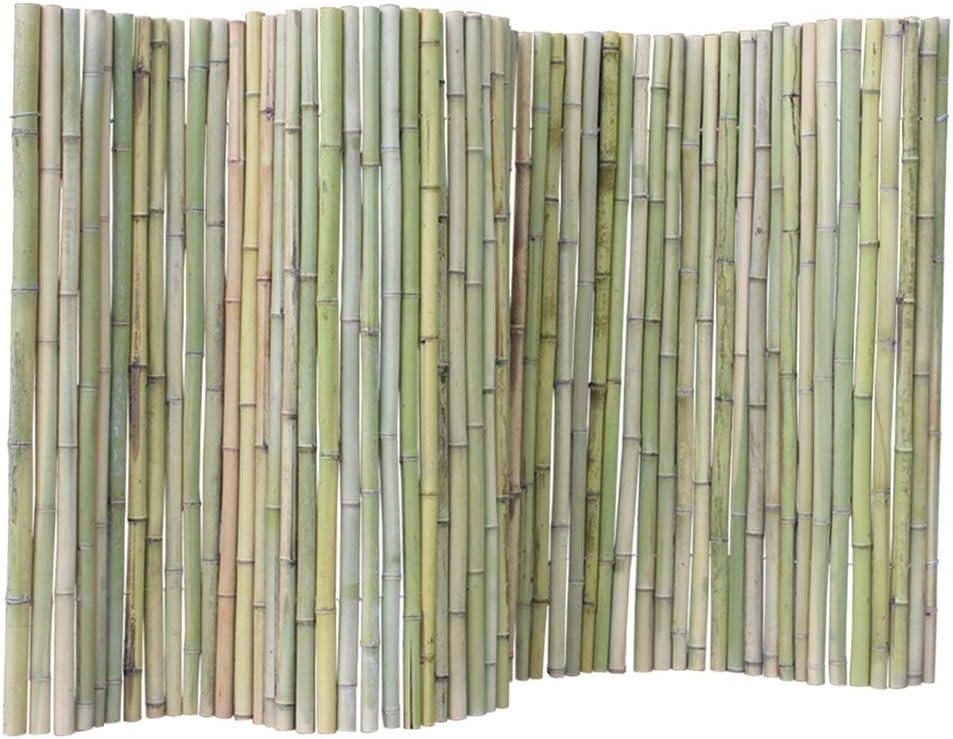 WCB Garden Fence Screen Bamboo Fence Child Guardrail Home Decoration Waterproof Corrosion Resistant, 3 Sizes (Color : Green, Size : 150X200CM)