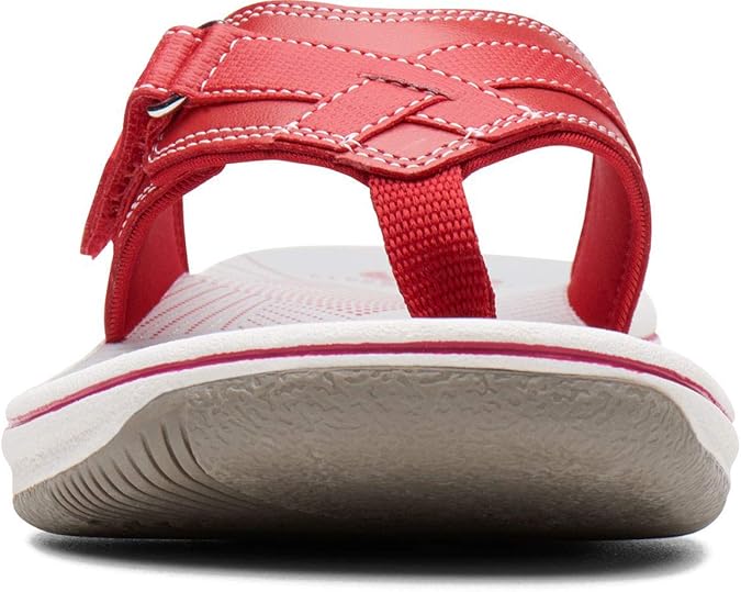 clarks flip flops kids red
