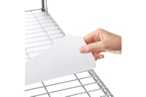 Dlrthoev Wire Shelf Liner 14" x 36" Set of 5, 0.7mm Thick Non-Adhesive Plastic Shelf Mats for Wire Shelves, Waterproof Heavy 