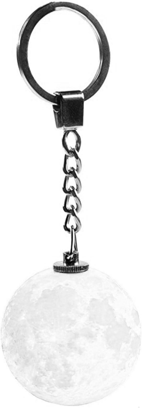 Meihejia Moon Light Key Chain Christmas Gifts Keychain for Women, Kids Birthday Gifts