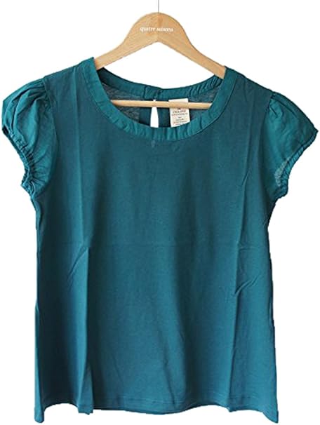 Amazon Pont De Chalons ポンデシャロン パフスリーブｔシャツ グリーン Tシャツ カットソー 通販