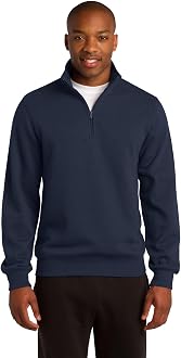 Mens Tall 1/4-Zip Sweatshirt, XLT 